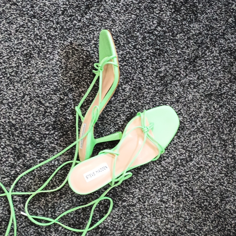 Steve Madden - Lace Up - Green Shoes